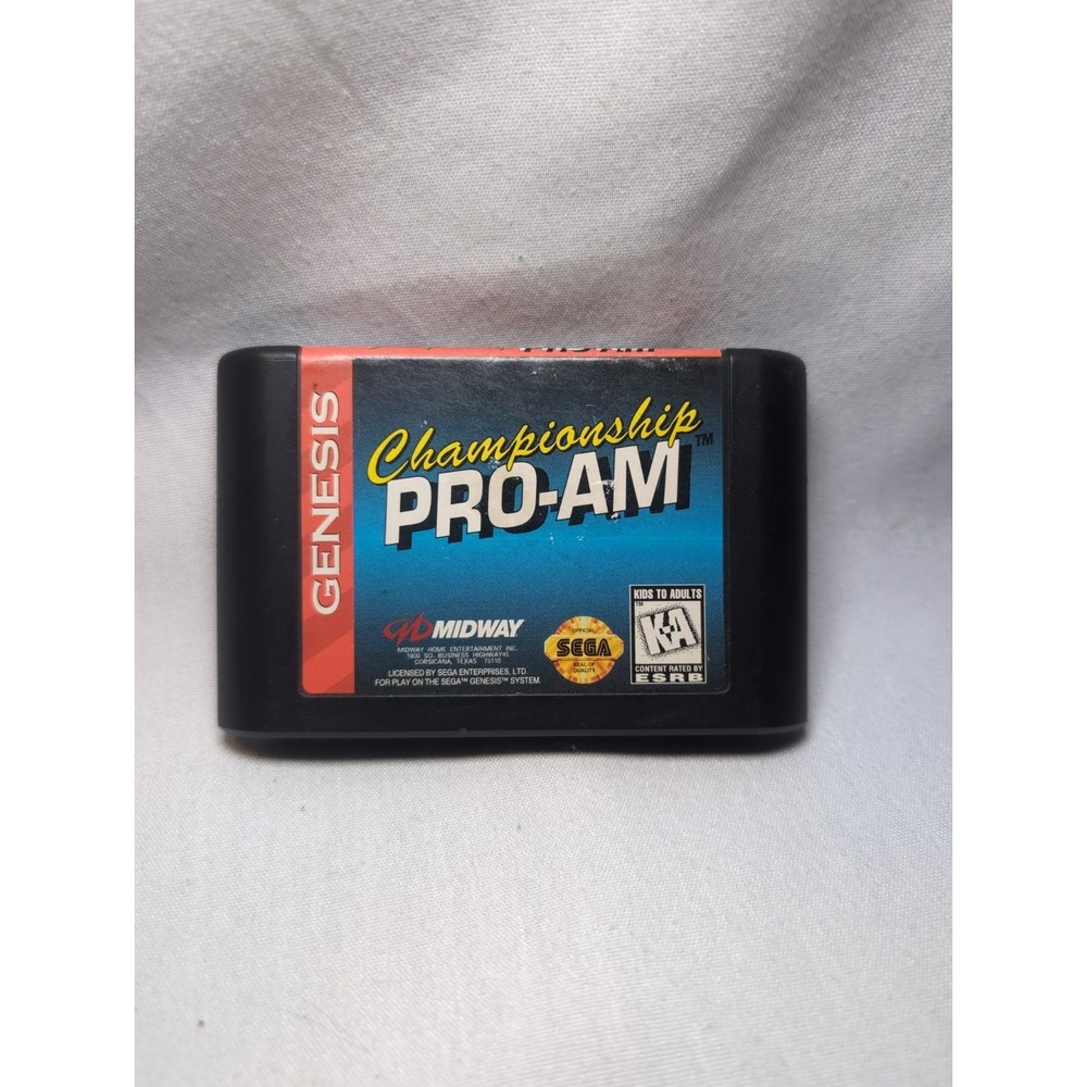 Championship Pro-Am (Sega Genesis, 1992) Cartridge Only Tested WORKS